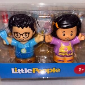 Fisher-Price Little People Bakers Boy and Girl cook and baker NIB